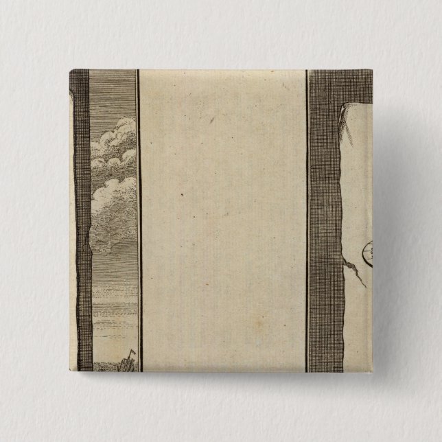 Bóton Quadrado 5.08cm Esfera Aritífica (Frente)