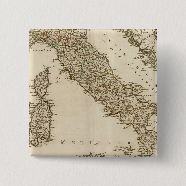 Bóton Quadrado 5.08cm Eslovênia (Frente)