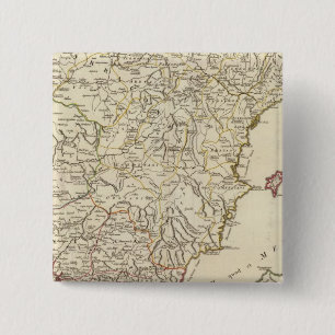 Bóton Quadrado 5.08cm Espanha e Portugal 2