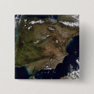 Bóton Quadrado 5.08cm Espanha e Portugal 2