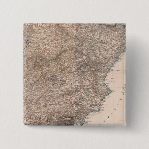 Bóton Quadrado 5.08cm Espanha e Portugal 7