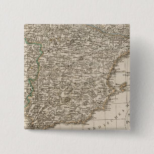 Bóton Quadrado 5.08cm Espanha, Portugal 4