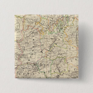 Bóton Quadrado 5.08cm Espanha, Portugal Europa 24