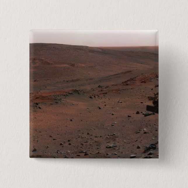 Bóton Quadrado 5.08cm Espírito de Exploração Mars (Frente)