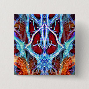 BÓTON QUADRADO 5.08CM ESPÍRITO NA ÁRVORE