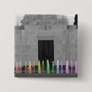 Bóton Quadrado 5.08cm estado de gay