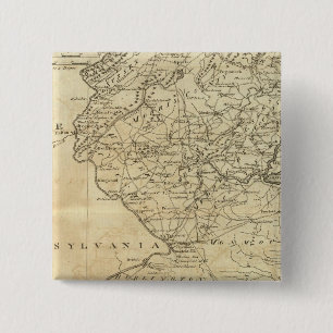 Bóton Quadrado 5.08cm Estado de Nova Jersey