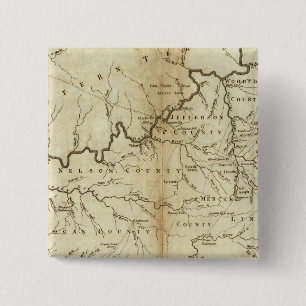 Bóton Quadrado 5.08cm Estado do Kentucky