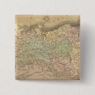 Bóton Quadrado 5.08cm Estados Prussianos