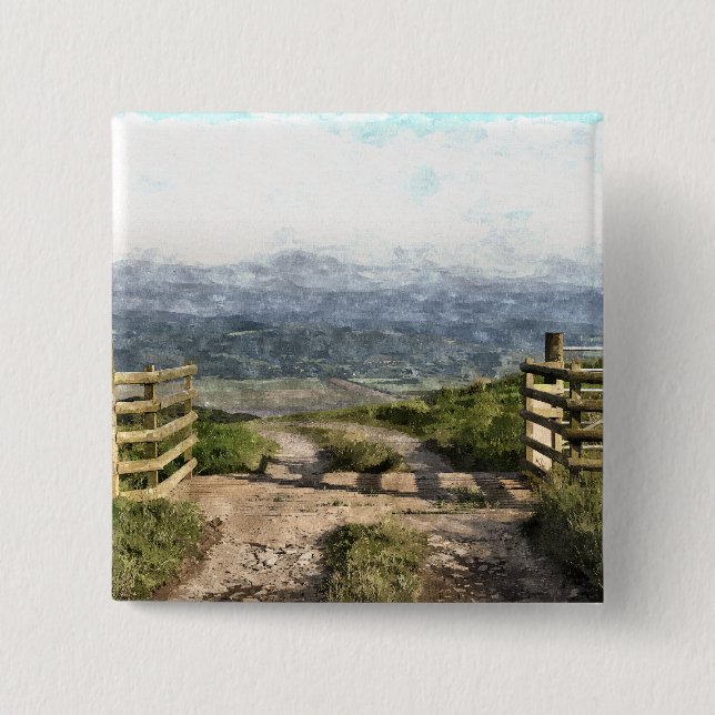 BÓTON QUADRADO 5.08CM ESTRADA DE MONTANHA (Frente)