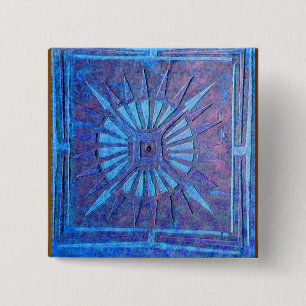 BÓTON QUADRADO 5.08CM ESTRELA DE MANHÃ