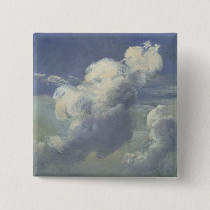Bóton Quadrado 5.08cm Estudo da nuvem, 1832