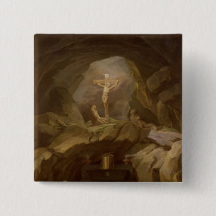 Bóton Quadrado 5.08cm Estudo para o Chapelle du Calvaire