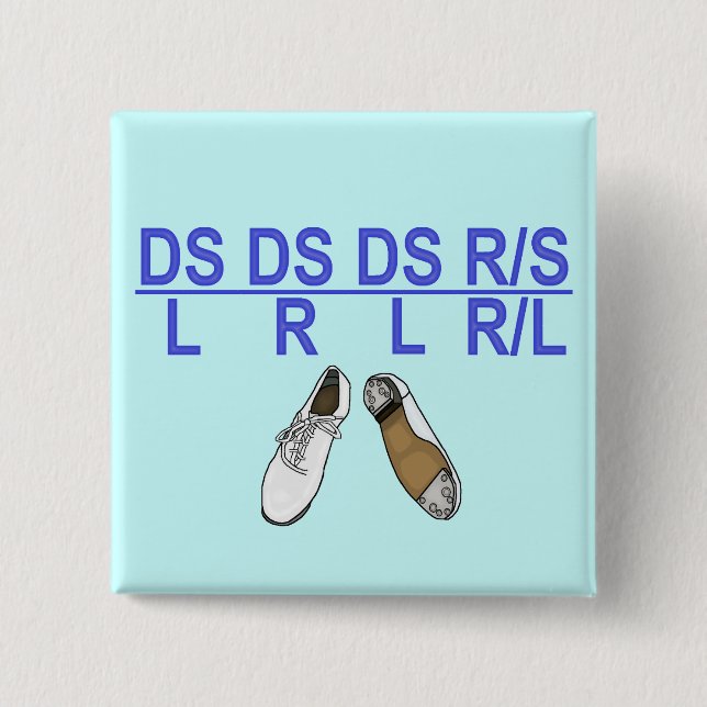 Bóton Quadrado 5.08cm Etapa tripla de obstrução (Frente)