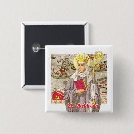 Bóton Quadrado 5.08cm Etheldreda (Audrey) (P 003)