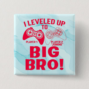 BÓTON QUADRADO 5.08CM "EU FIQUEI NO GRANDE BRO!