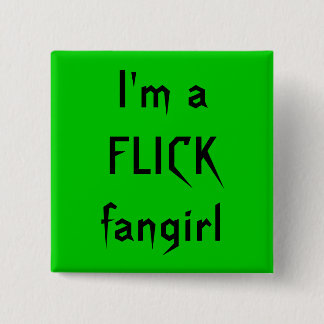 Bóton Quadrado 5.08cm Eu sou um fangirl do SÚBITO
