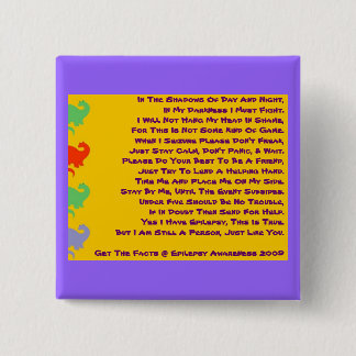 Bóton Quadrado 5.08cm Eu sou uma pessoa demasiado!