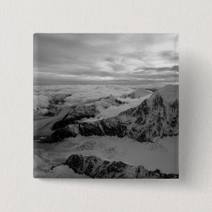Bóton Quadrado 5.08cm EUA, Alasca, Parque Nacional Denali, Vista aérea 2