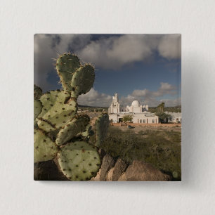 Bóton Quadrado 5.08cm EUA, Arizona, Tucson: Missão San Xavier del Bac 2