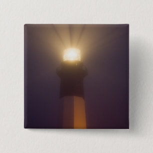 Bóton Quadrado 5.08cm EUA; Geórgia; Savannah. Farol da Ilha Tybee