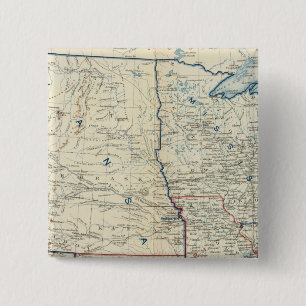 Bóton Quadrado 5.08cm EUA junho 1862