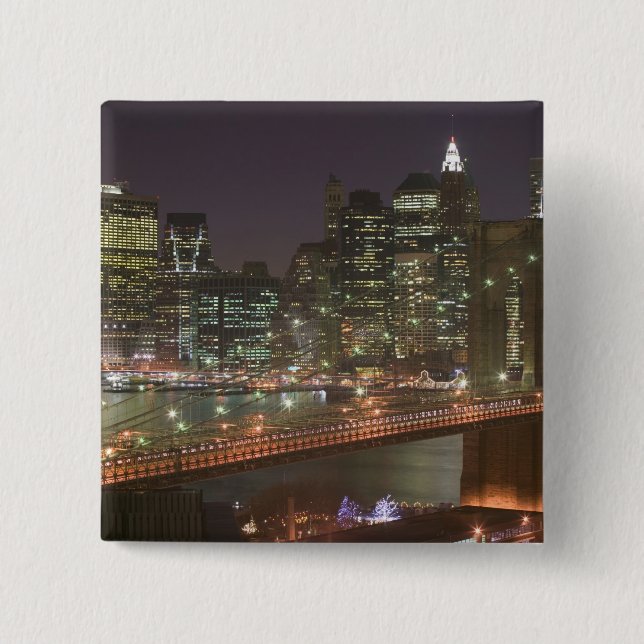 Bóton Quadrado 5.08cm EUA, Nova York, Nova Iorque, Manhattan: 11 (Frente)