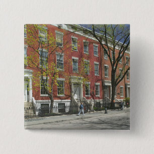 Bóton Quadrado 5.08cm EUA, Nova York, Nova Iorque, Manhattan: 25
