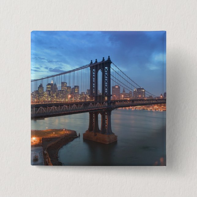 Bóton Quadrado 5.08cm EUA, Nova York, Nova Iorque, Manhattan: 26 (Frente)