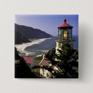 Bóton Quadrado 5.08cm EUA, Oregon, Florence. Farol Heceta Head