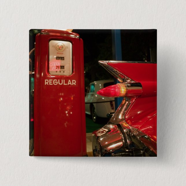 Bóton Quadrado 5.08cm EUA, Tennessee, Memphis, Elvis Presley 2 (Frente)