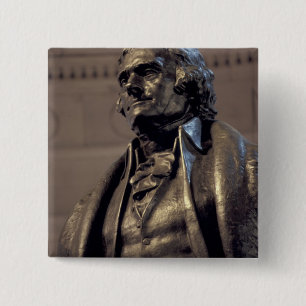 Bóton Quadrado 5.08cm EUA, Washington DC. Memorial Thomas Jefferson.