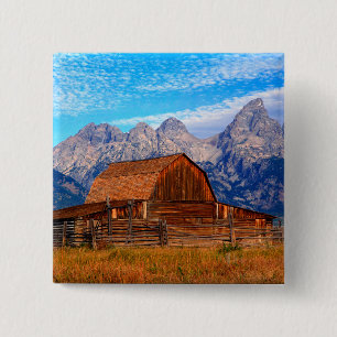 Bóton Quadrado 5.08cm EUA, Wyoming, Parque Nacional Grand Teton.