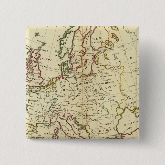 Bóton Quadrado 5.08cm Europa 33 (Frente)