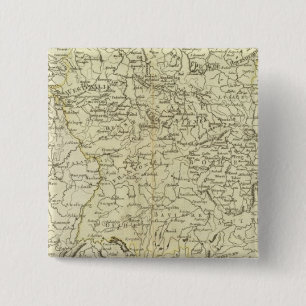 Bóton Quadrado 5.08cm Europa, Alemanha, Áustria