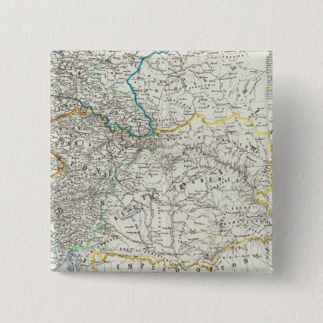 Bóton Quadrado 5.08cm Europa e Alemanha (Frente)