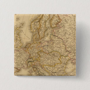 Bóton Quadrado 5.08cm Europa em 1789