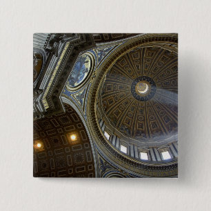 Bóton Quadrado 5.08cm Europa, Itália, Roma. Basílica de São Pedro (també