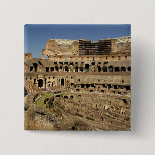 Bóton Quadrado 5.08cm Europa, Itália, Roma. O Colosseum (também conhec