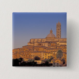 Bóton Quadrado 5.08cm Europa, Itália, Toscana, Siena. Século 13 3