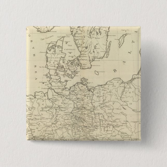 Bóton Quadrado 5.08cm Europa Norte (Frente)