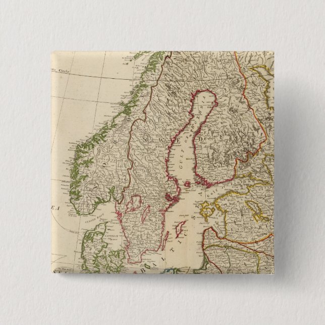 Bóton Quadrado 5.08cm Europa Norte (Frente)