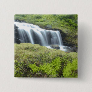 Bóton Quadrado 5.08cm Europa, Noruega. Cachoeira.
