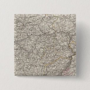 Bóton Quadrado 5.08cm Europa Oriental, Rússia Central