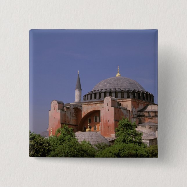 Bóton Quadrado 5.08cm Europa, Oriente Médio, Turquia, Istambul. Aya (Frente)