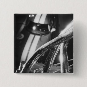 Bóton Quadrado 5.08cm Europa, Suiça, Genebra. Show Automóvel de Genebr