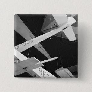 Bóton Quadrado 5.08cm Europa, Suíça, Lucerna. Planador aéreo