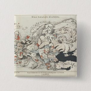 Bóton Quadrado 5.08cm Europe', de hoje 1887