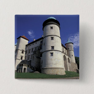 Bóton Quadrado 5.08cm EUROPE, Polônia, Carpathian Mts., Nowy Wisnicz