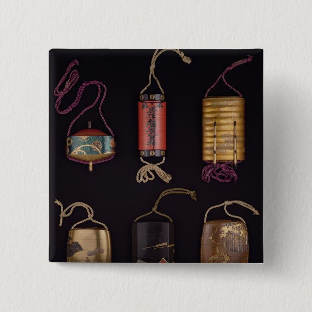 Bóton Quadrado 5.08cm Exemplo do Inro (Frente)